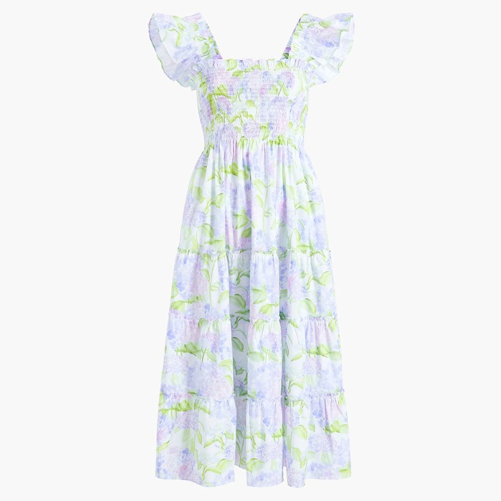 The Mrs. Alice Blue Hydrangea Ellie Nap Dress Size XS NWT